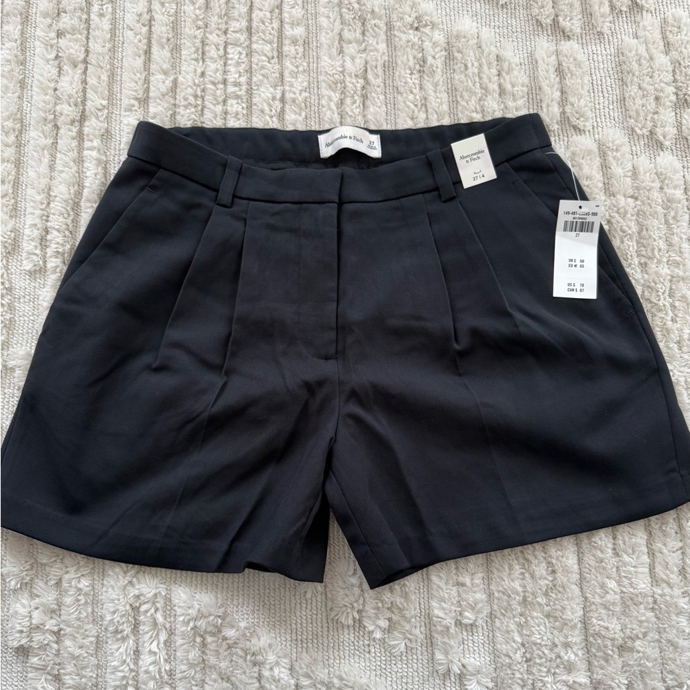 Women's Black Shorts Abercrombie tailored 27/4